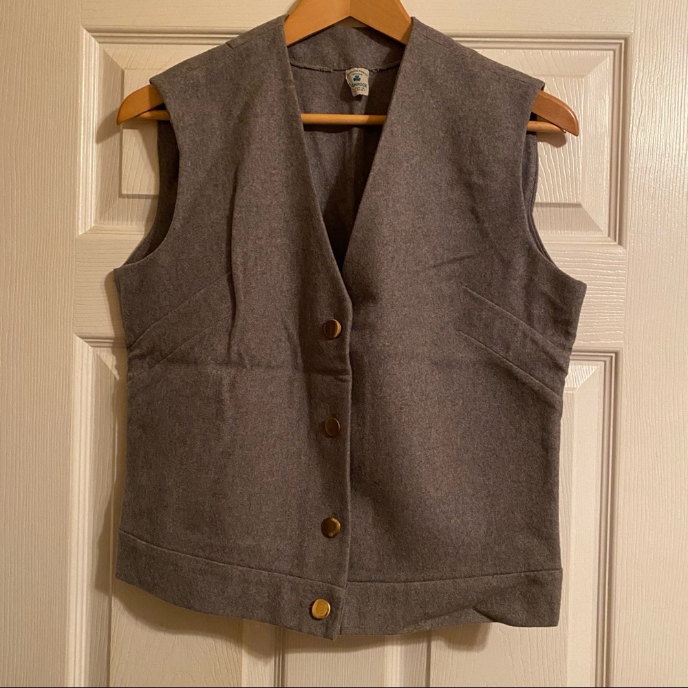 Vintage 1960’s Shamrock Wool Vest